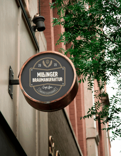 Millingers Braumanufaktur – Logo Mockup
